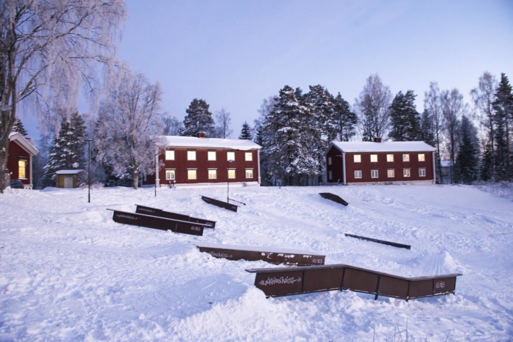 Railpark på Elverum folkehøgskole