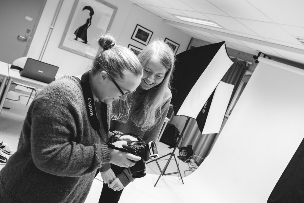 Photographers in the studio