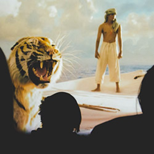 Silhuetter i kinosal