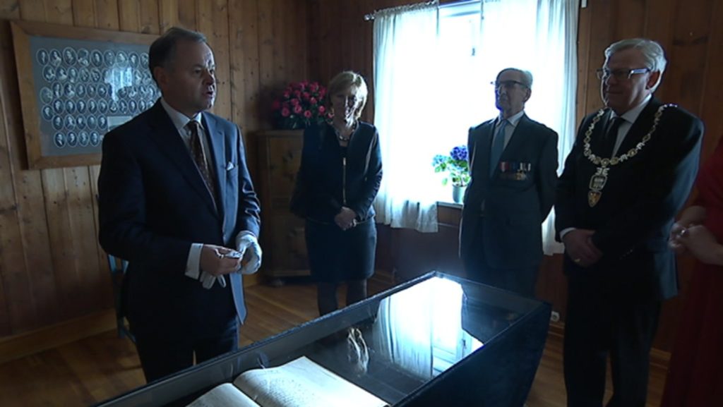 Ceremony in the King's Room at Elverum Folk High School