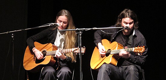 Musicians on stage